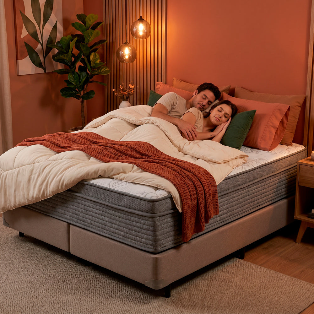 Colchão Refúgio Boost Tech de Molas Ensacadas Cama inBox