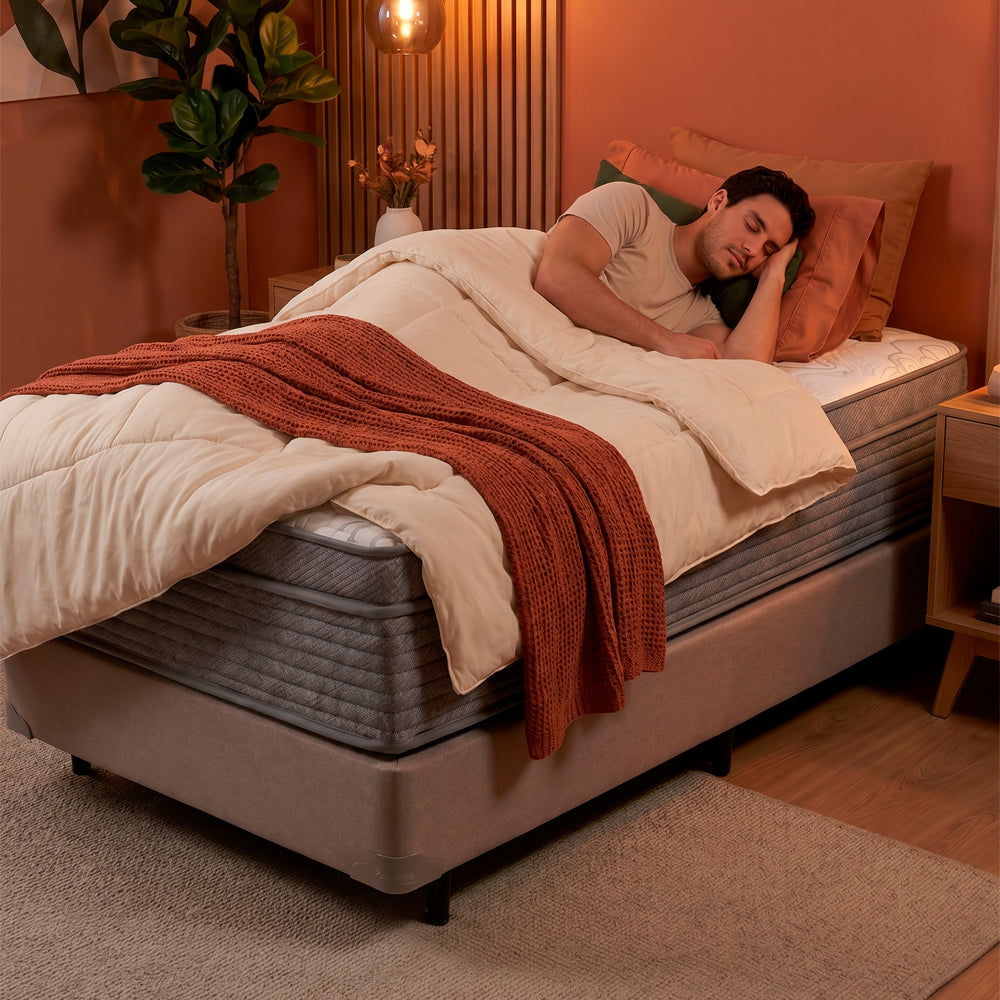 Colchão Refúgio Boost Tech de Molas Ensacadas Cama inBox