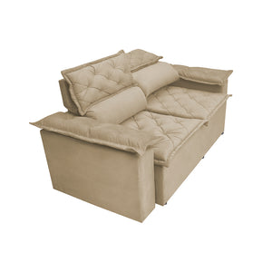 Conjunto de Sofá 3 e 2 Lugares Retrátil e Reclinável Cama inBox Compact