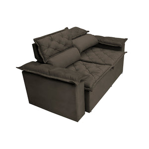 Conjunto de Sofá 3 e 2 Lugares Retrátil e Reclinável Cama inBox Compact