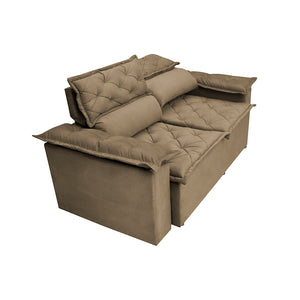 Conjunto de Sofá 3 e 2 Lugares Retrátil e Reclinável Cama inBox Compact