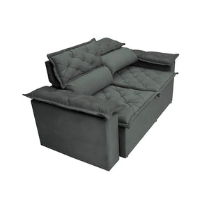Conjunto de Sofá 3 e 2 Lugares Retrátil e Reclinável Cama inBox Compact