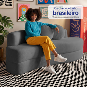 Sofá Cama Cosi 1,88m Xpand Tech a Vácuo Cama inBox