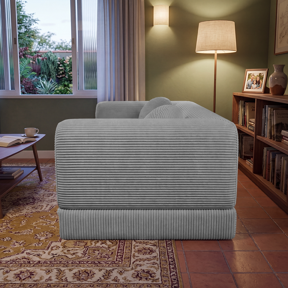 Sofá Cama Cotton Xpand Tech a Vácuo Velourê Cama inBox