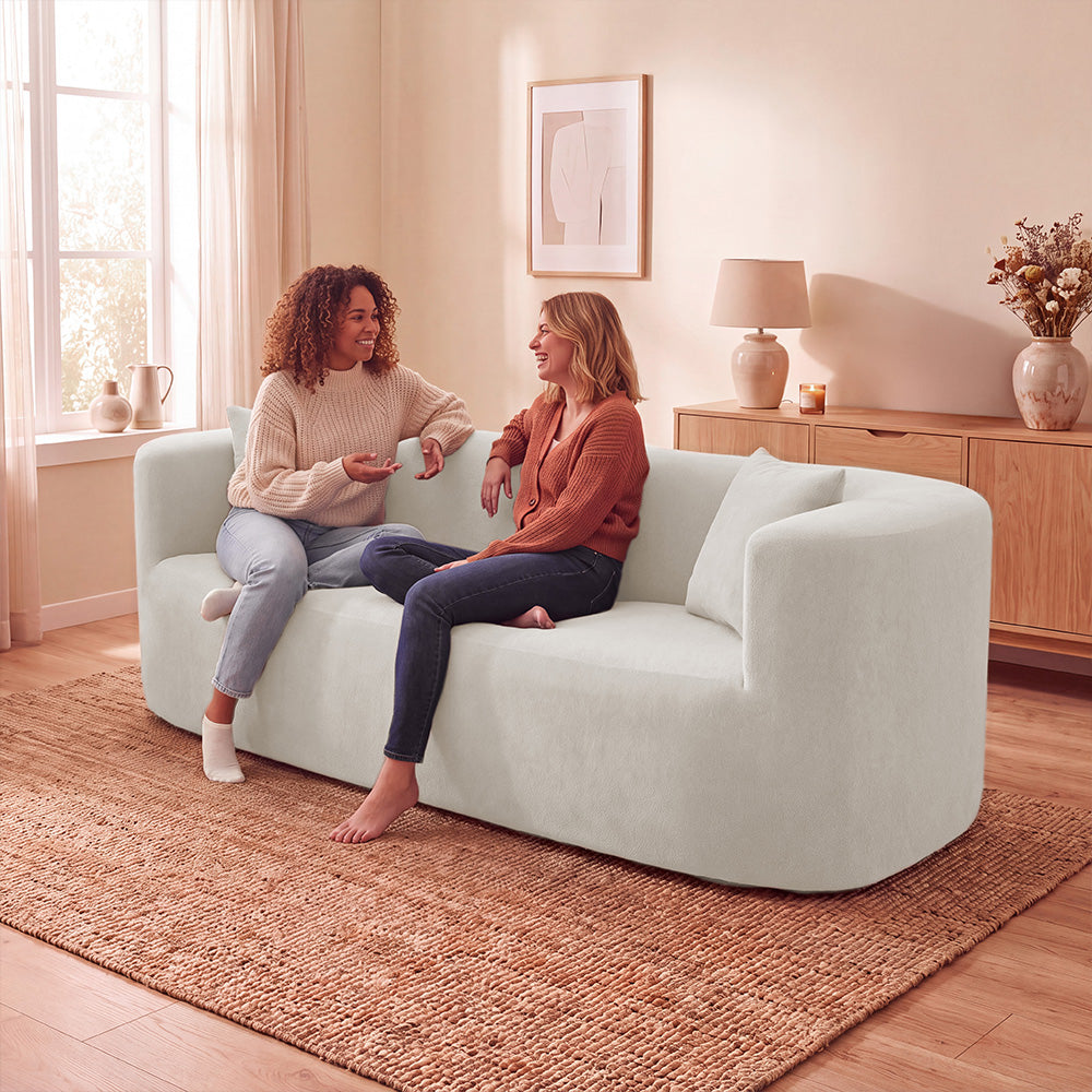 Sofá Solace Xpand Tech a Vácuo Bouclê Cama inBox