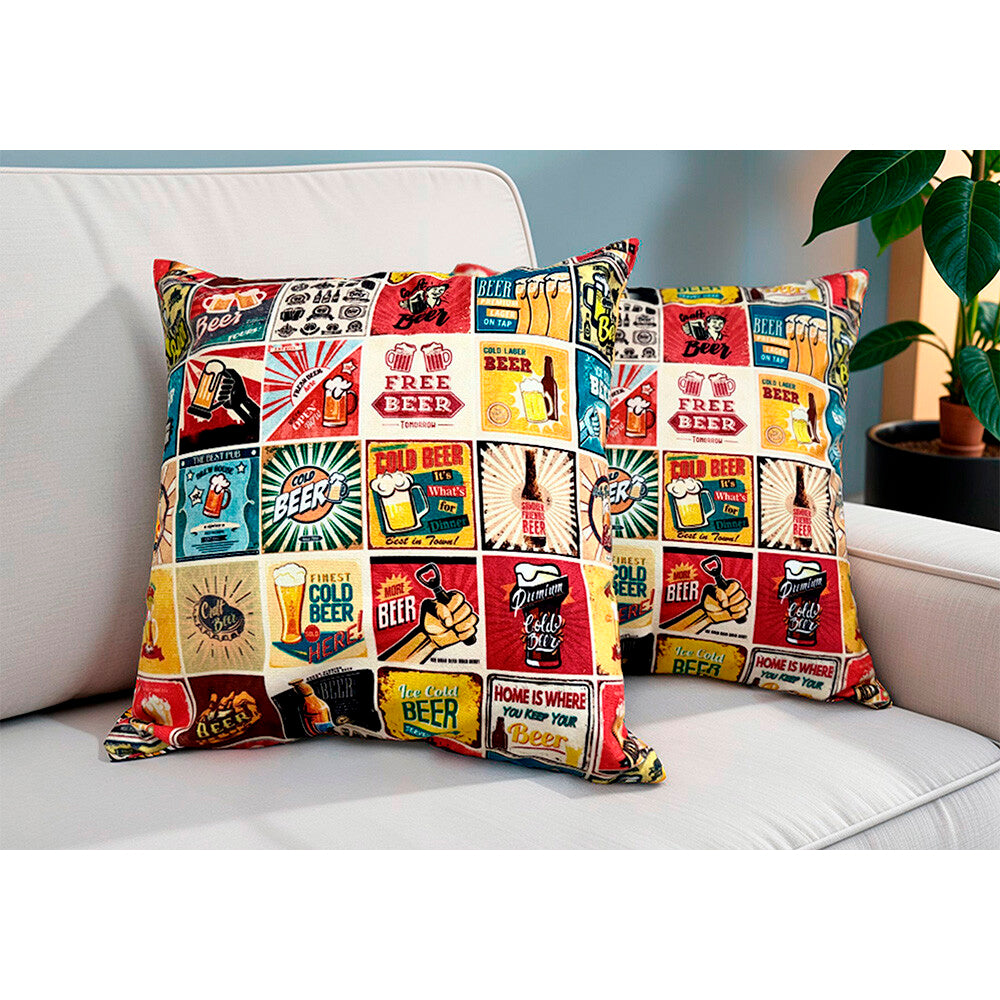 Kit 2 Capas de Almofadas Las Vegas 45x45cm Cama inBox