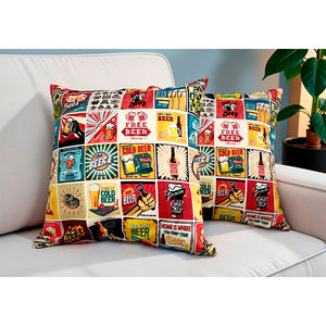 Kit 2 Capas de Almofadas Las Vegas 45x45cm Cama inBox