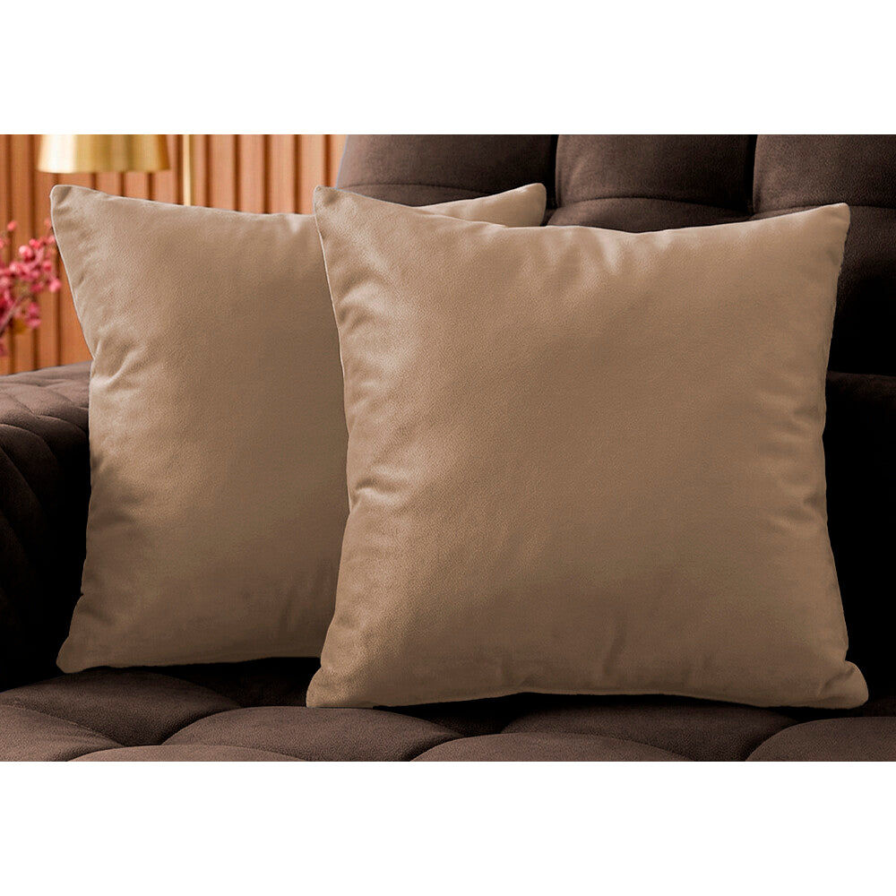 Almofadas Kit Plumie de 45x45cm 2 Uni Velusoft Cama inBox