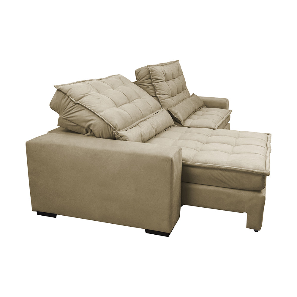 Sofa Retratil e Reclinavel 3 lugares com Molas Ensacadas Gold - ambiente