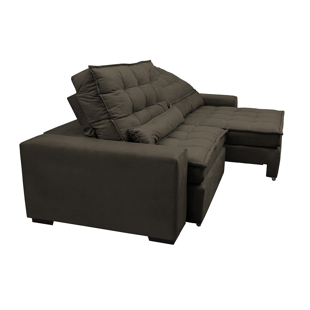 Sofa Retratil e Reclinavel 3 lugares com Molas Ensacadas Gold - ambiente