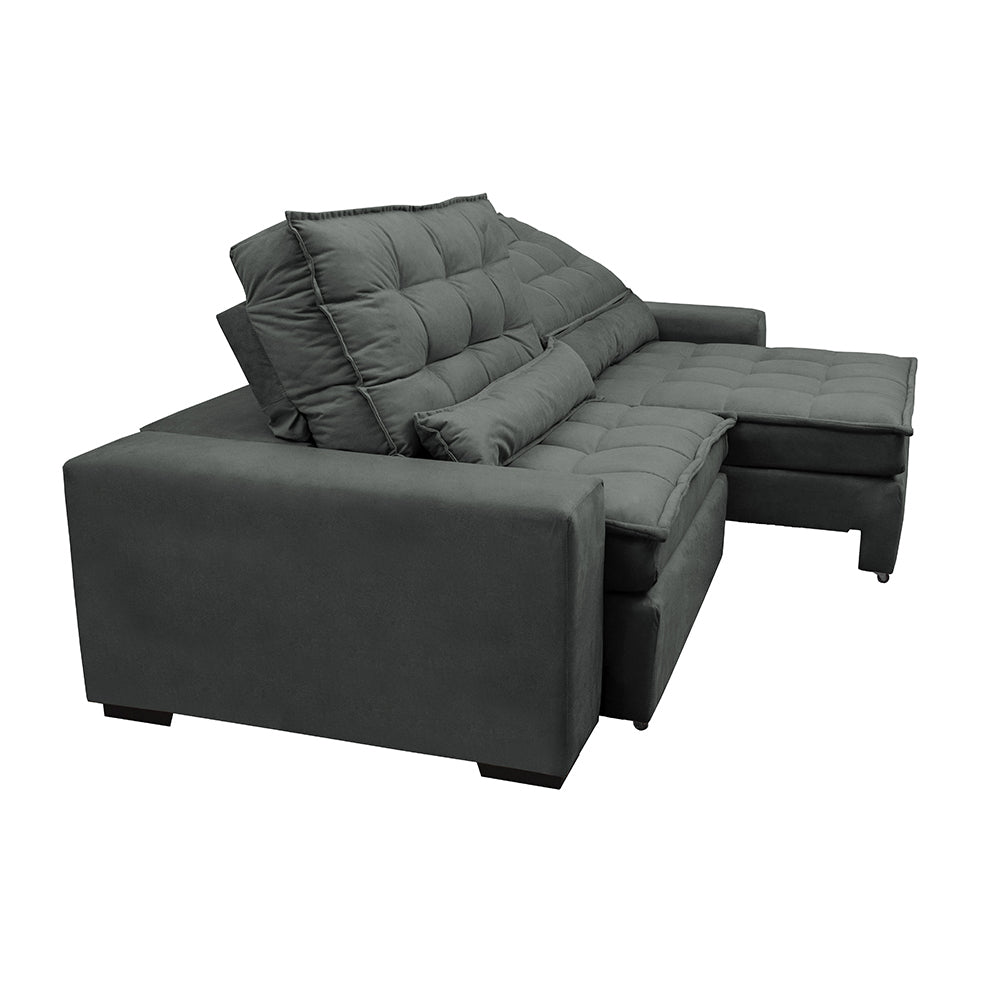 Sofa Retratil e Reclinavel 3 lugares com Molas Ensacadas Gold - ambiente