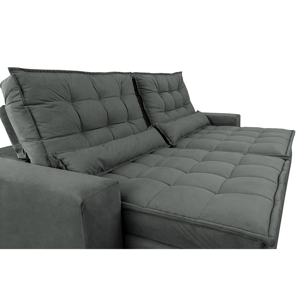 Sofa Retratil e Reclinavel 3 lugares com Molas Ensacadas Gold - ambiente