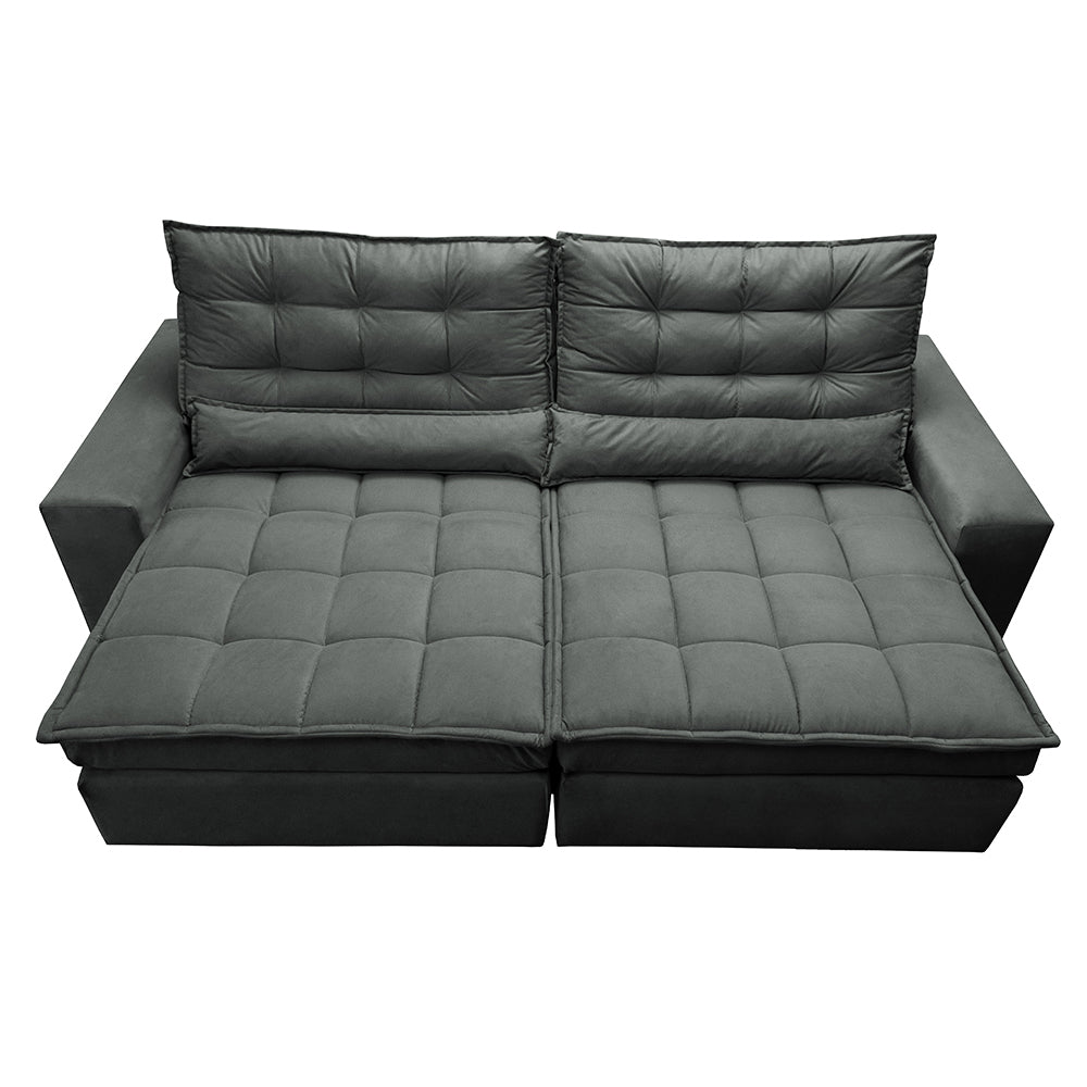 Sofa Retratil e Reclinavel 3 lugares com Molas Ensacadas Gold - ambiente