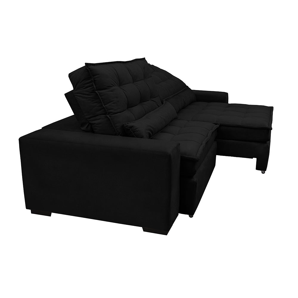 Sofa Retratil e Reclinavel 3 lugares com Molas Ensacadas Gold - ambiente