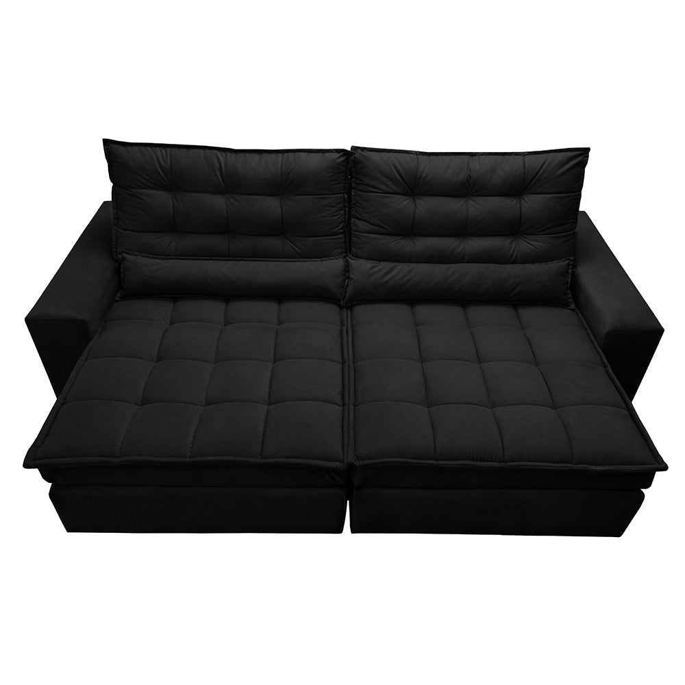 Sofa Retratil e Reclinavel 3 lugares com Molas Ensacadas Gold - ambiente