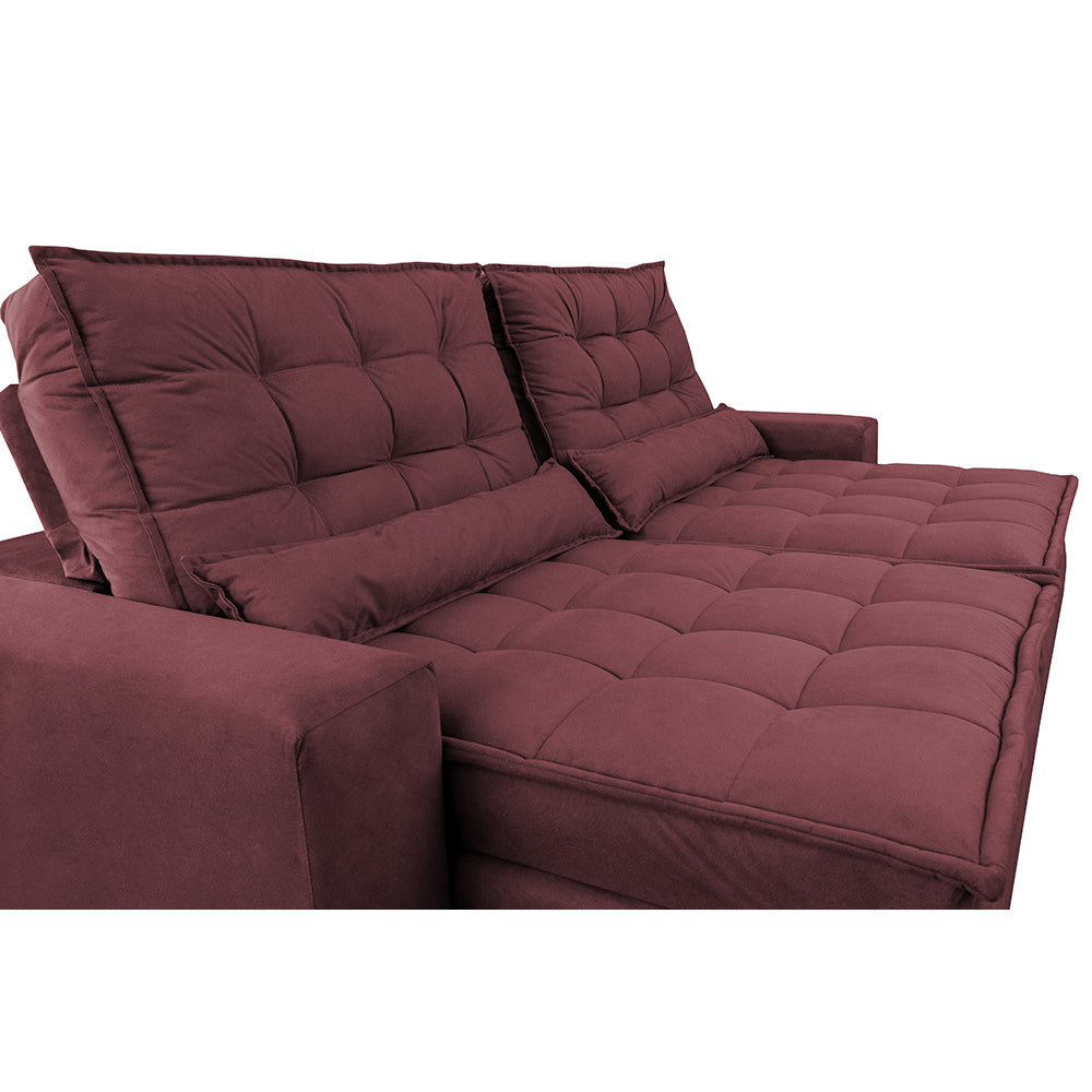 Sofa Retratil e Reclinavel 3 lugares com Molas Ensacadas Gold - ambiente