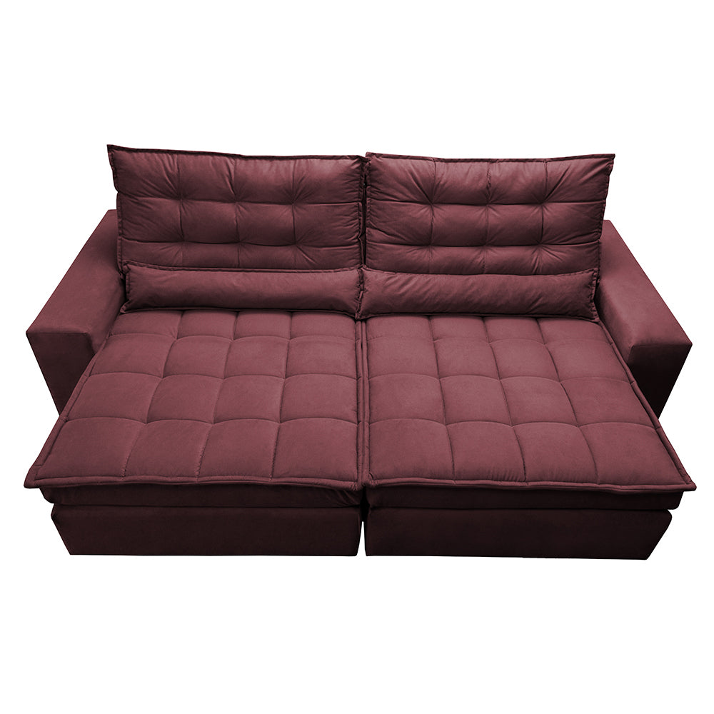 Sofa Retratil e Reclinavel 3 lugares com Molas Ensacadas Gold - ambiente