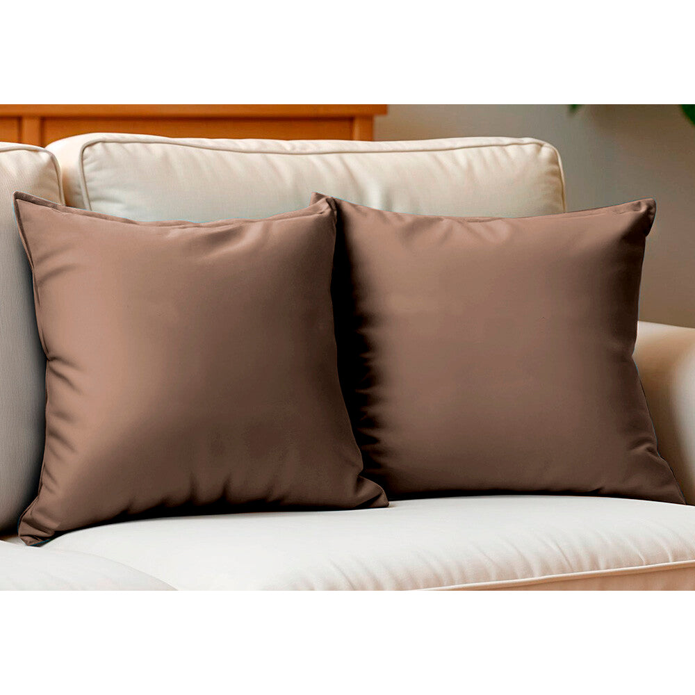 Kit 2 Capas de Almofadas Velusoft 45x45cm Cama inBox