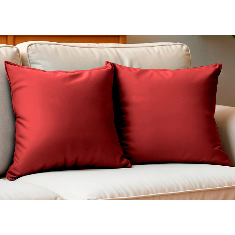 Kit 2 Capas de Almofadas Velusoft 45x45cm Cama inBox