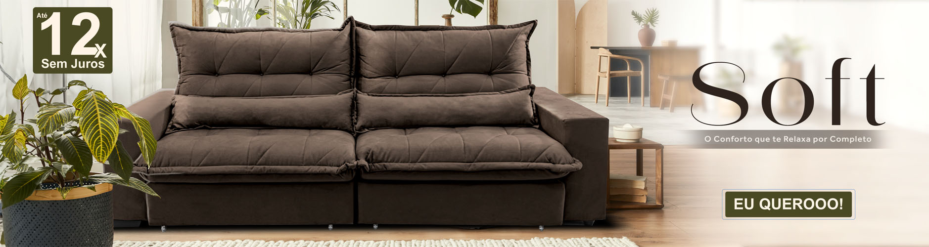 ofertas de sofa cama inbox soft retratil e reclinavel