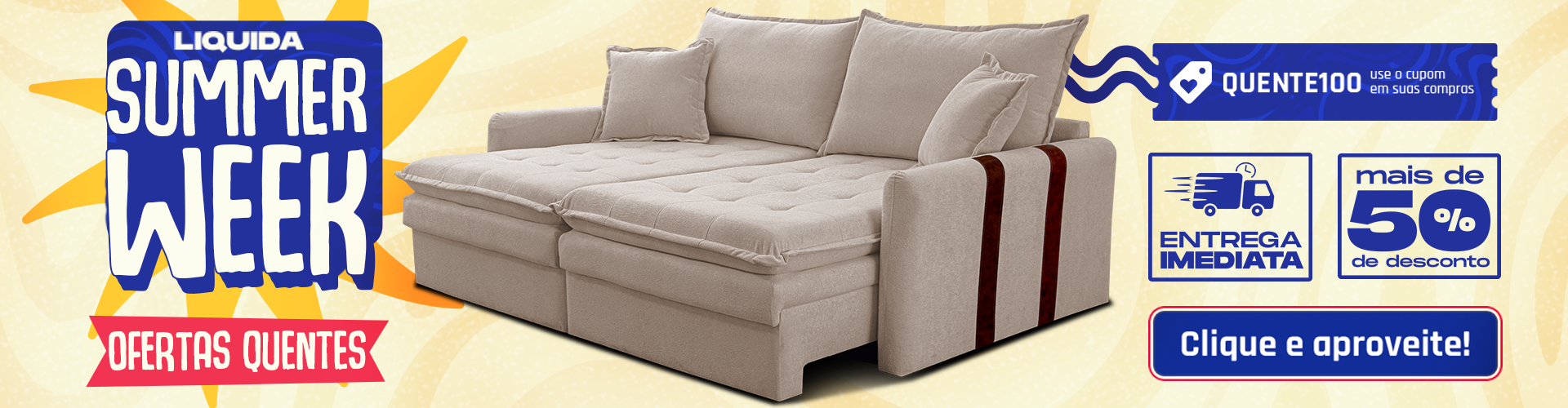 BANNER DESKTOP | CAMPANHA SUMMER WEEK