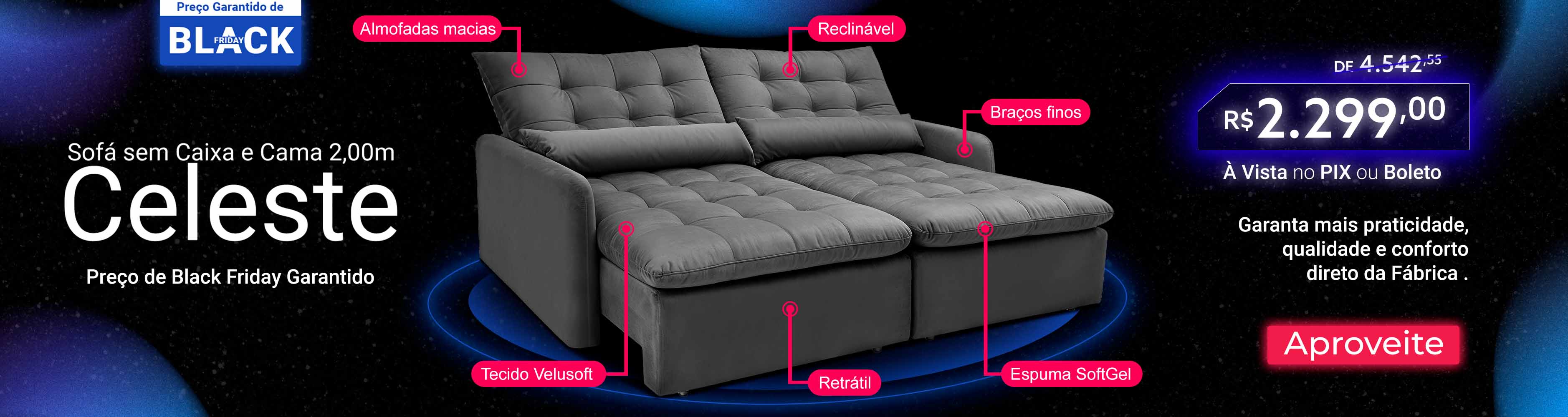 Banner Black Friday Desktop | Celeste