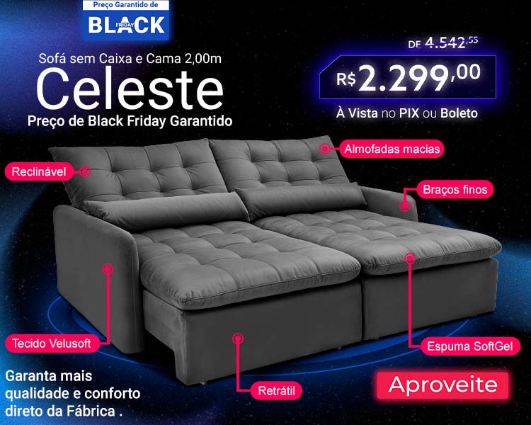Banner Black Friday Mobile | Celeste