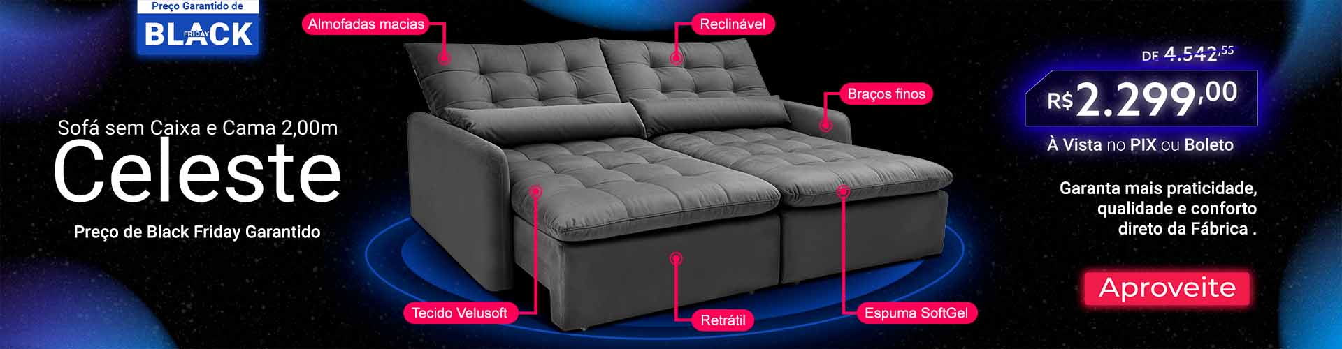 Banner Black Friday Desktop | Celeste