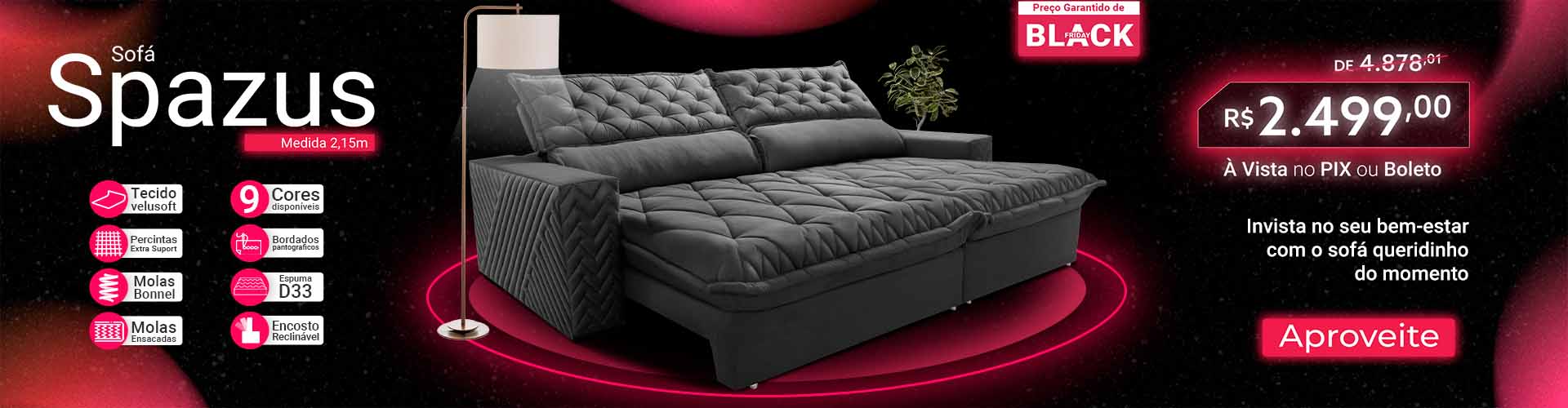 Banner Black Friday Desktop | Spazus