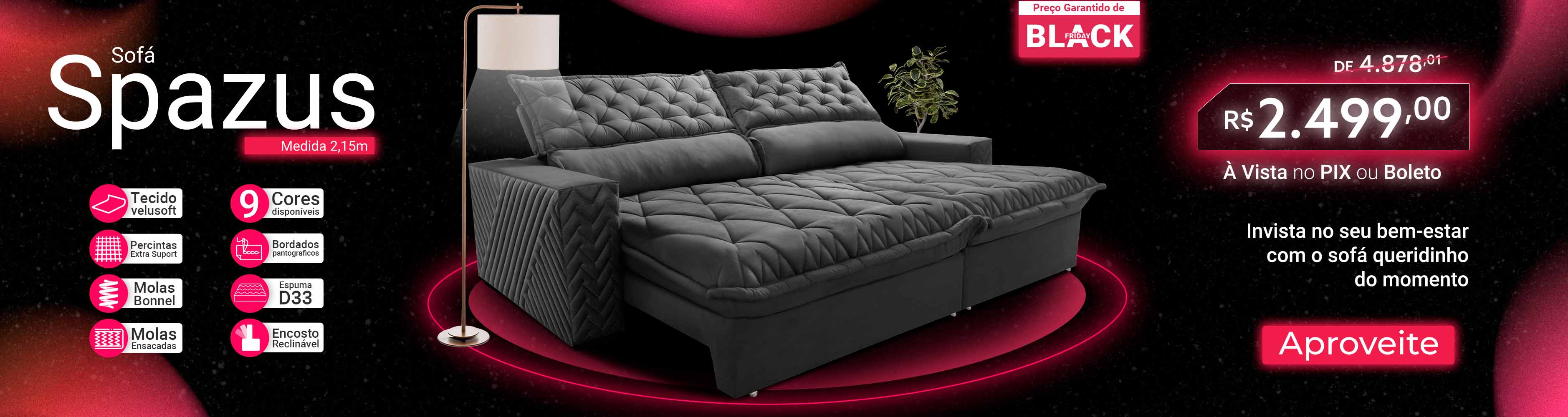 Banner Black Friday Desktop | Spazus