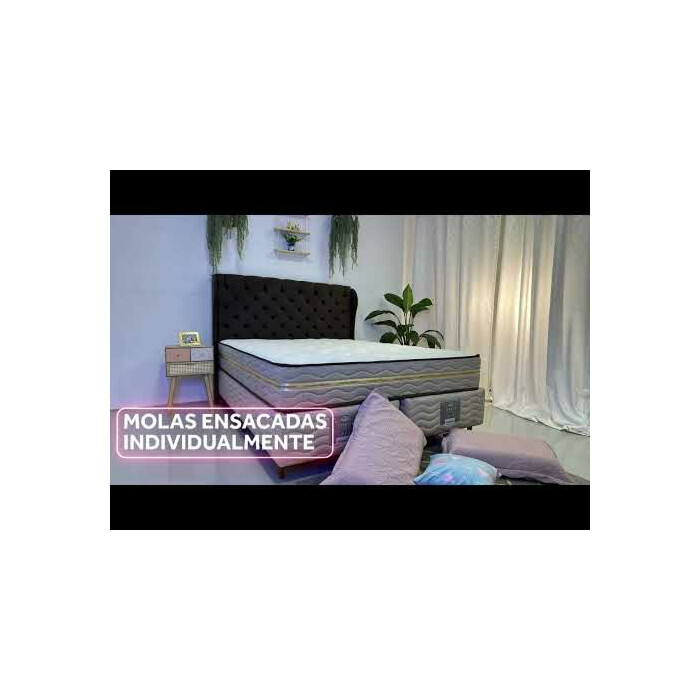 Colchão Super King de Molas Ensacadas 193x203x22 Cama inBox Smart
