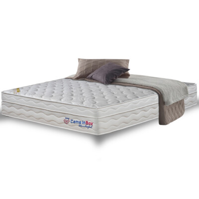 0 - Colchão King com Molas Ensacadas Cama inBox Wonderful Branco 