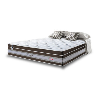 0 - Colchão King de Molas Ensacadas Cama inBox Select Euro Soft 1