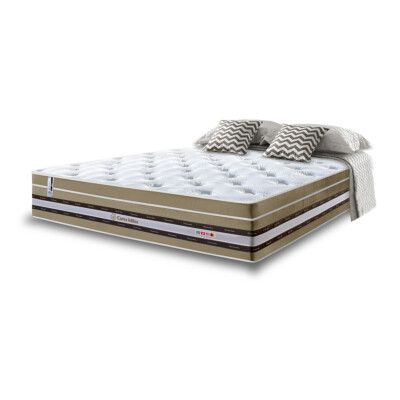 0 - Colchão King de Molas Ensacadas Cama inBox Select Euro Soft 1