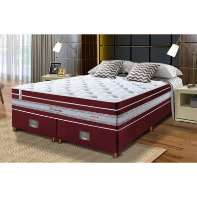 0 - Conjunto Cama Box Queen de Molas Ensacadas Cama inBox Select 