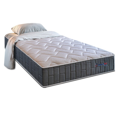 0 - Colchão Solteiro com Molas Ensacadas Cama inBox Cloud Cinza 8
