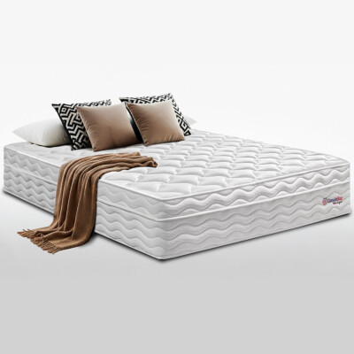 0 - Colchão King com Molas Ensacadas Cama inBox Wonderful Branco 