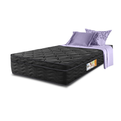 Colchão Solteiro OrtoFirm Black 88x188x28 One Face Espuma D33 Preto