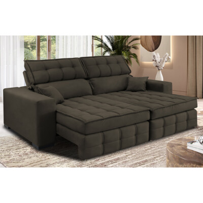 Sofa Retratil Reclinavel Ambientada